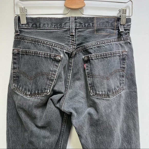 Levi’s Button Fly Fringe Cuff Jeans - Picture 5 of 12